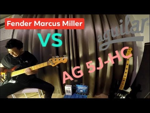 Fender Marcus Miller V | ORIGINAL PICKUPS VS AGUILAR AG 5J-HC PICKUPS