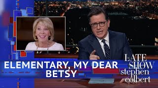 Betsy DeVos Flunked Her '60 Minutes' Test