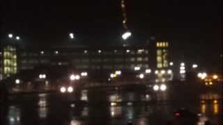 preview picture of video 'Lightning Strikes Oak Lawn Metra Parking Garage - WOW'
