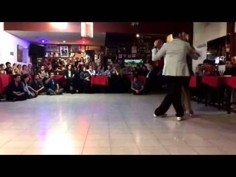  Mariana Dragone  and  Gianpiero Galdi  are  dancing  to  "  Barro  "  by  Osvaldo Pugliese