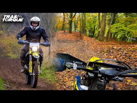 The Best Enduro Venue in England? - Butts Quarry Enduro Track | Husqvarna TE300i (4K)