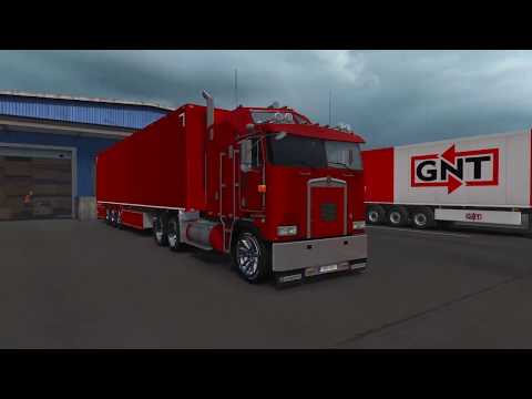 ETS2 1.37 beta in the KW With A few mods