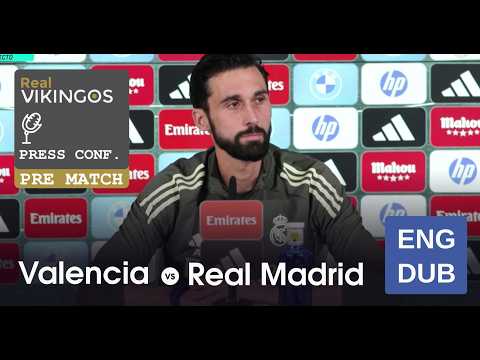 Valencia vs Real Madrid - Engish Dub Pre-Match Press Conference La Liga Alvaro Arbeloa 25/26