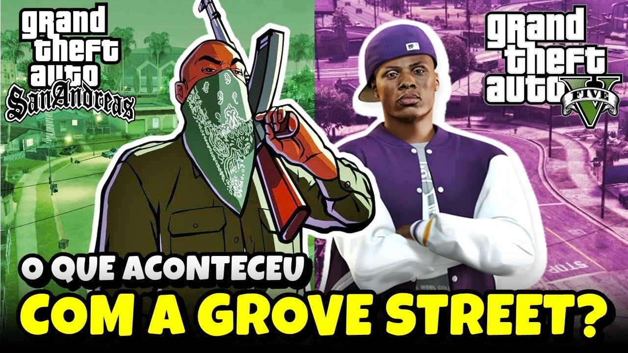 Por que a Grove Street do GTA V está DIFERENTE do GTA San Andreas?