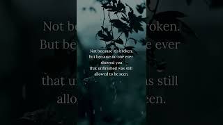 The quiet ache of being unfinished. #selfawareness #healingjourney #innerpeace