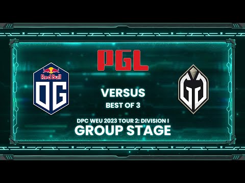 Full Game: OG vs Gaimin Gladiators Game 2 (BO3) | DPC 2023 Tour 2 Division 1: WEU