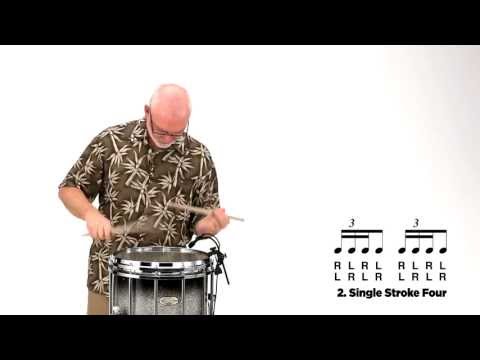 Pearl Drum Rudiments - Single Stroke 4
