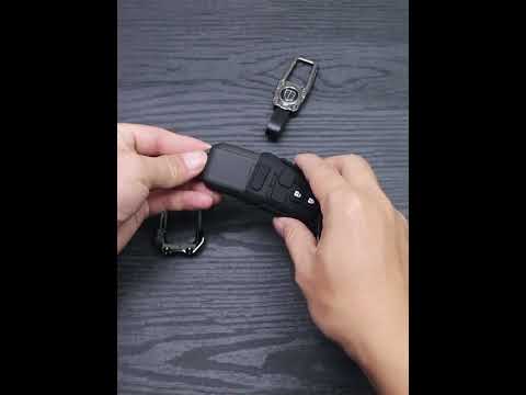 Carloginn Premium Metal Black Transformer Series Soft Silicon Key Cover for Maruti Suzuki 3 Button SmartKey