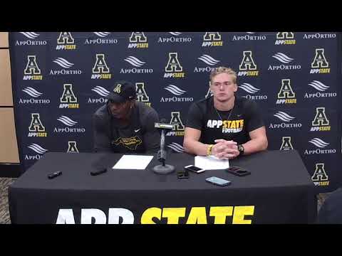 App State vs. Charlotte post game press conference
