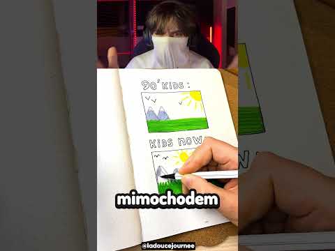 Jak Kreslí Děti DŘÍV vs TEĎ... #shorts