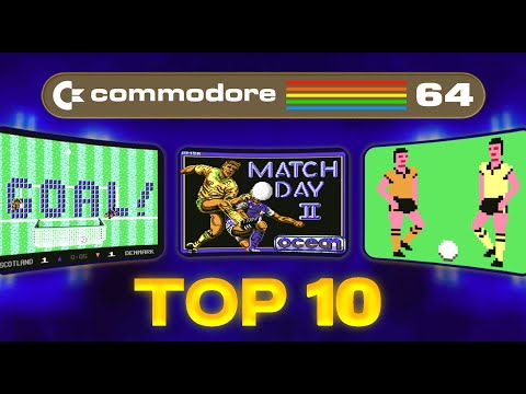 Top 10 Best Football Games for Commodore 64 in 2 minutes!