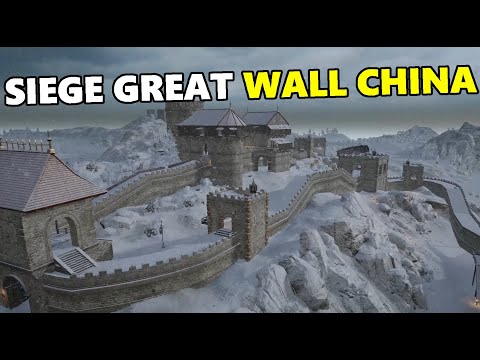 BESIEGEING THE GREAT WALL OF CHINA! - Conqueror's Blade Siege Battle!