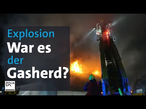 Gasherd explodiert? Feuerwehr löscht Brand in Wohnhaus | Abendschau | BR24