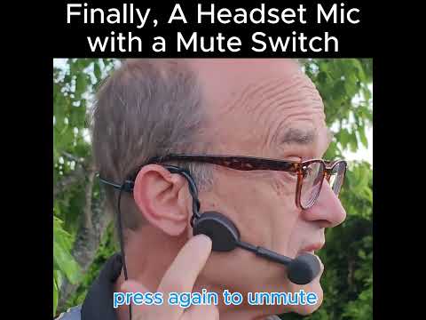 HilderAmp Audio Electronics Headset mic with mute- Phantom powered XLR image 4