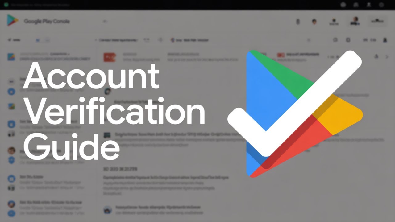How to verify your Google Play Console account - step by step