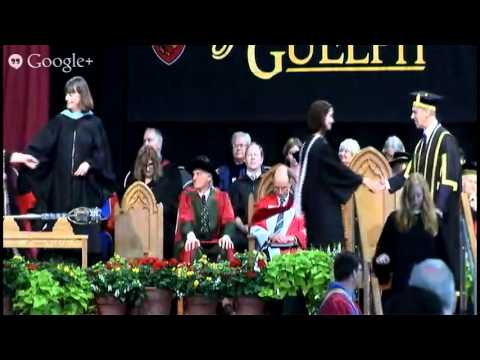 10:00 am June 13, 2013 Convocation University of Guelph