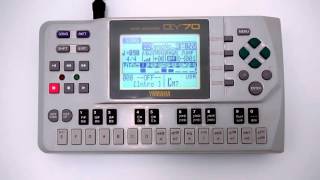 Video thumbnail for [Factory Demo Songs] Yamaha QY70 by MIDI files and Demo Songs