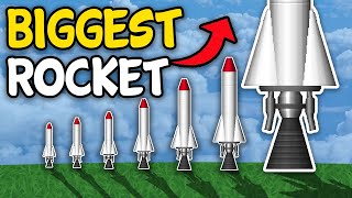 I Made The BIGGEST And SMALLEST Rockets in Spaceflight Simulator