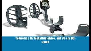 Teknetics G2 Metalldetektor, mit 28 cm DD-Spule