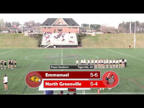 NGU Women's Lacrosse 2016 - North Greenville vs. Emmanuel