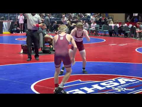 Gabe Swann Central Carroll vs Kadin McDonald Chestatee 2023 4A GHSA State Semifinals 106lbs