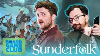 Let's Play SUNDERFOLK | Board Game Club #AD