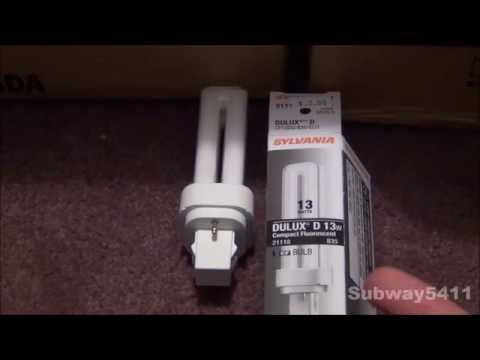 Sylvania DULUX 13 watt Compact Fluorescent PL Bulb