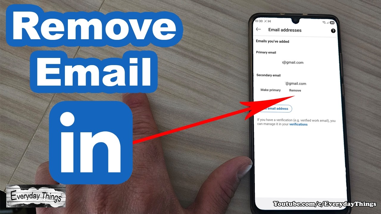 How to Remove Primary Email from LinkedIn