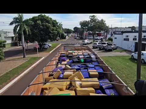 PRF apreende 8,3 toneladas de maconha em Naviraí Mato Grosso do Sul.