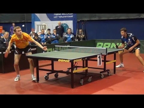 Vladimir SAMSONOV vs Alexander SHIBAEV FINAL 1of3 Games Russian Premier League Playoff Table Tennis