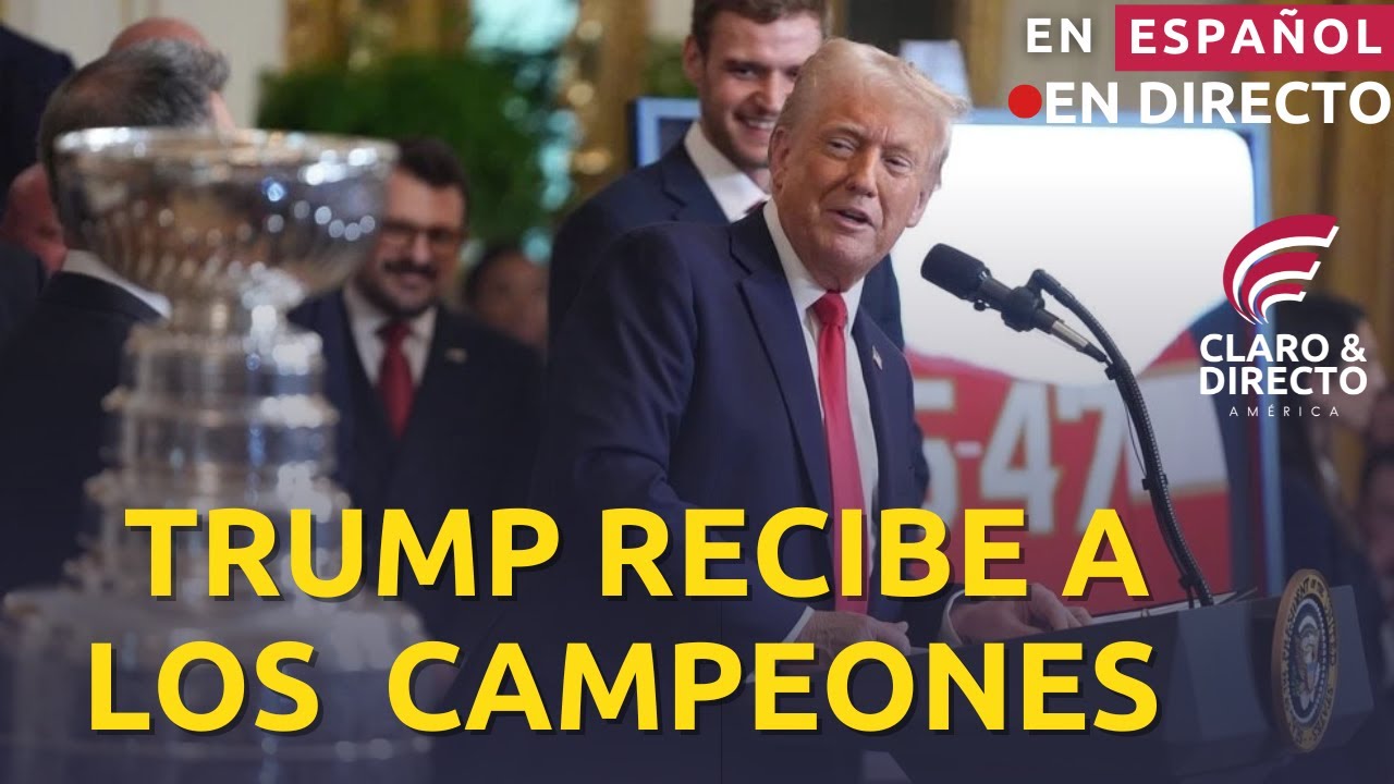 Presidente TRUMP participa en la visita de los campeones de la Copa Stanley de 2025/Florida Panthers