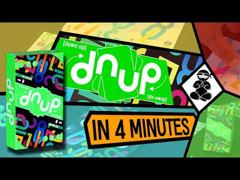 How to Play dnup in 4 minutes - Boardgame Ninja