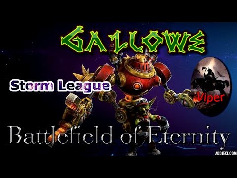 Heroes of the Storm - Gazlowe - Battlefield of Eternity - Storm League (HotS Gameplay)