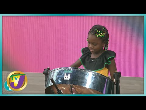 Young Stell Pan Player Leanna Brown TVJ Smile Jamaica
