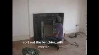 victorian fireplace restoration / installation