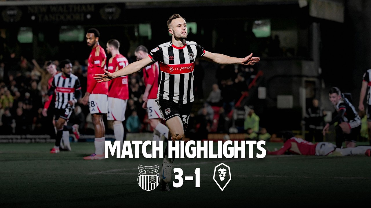 Grimsby Town vs Salford City Highlights