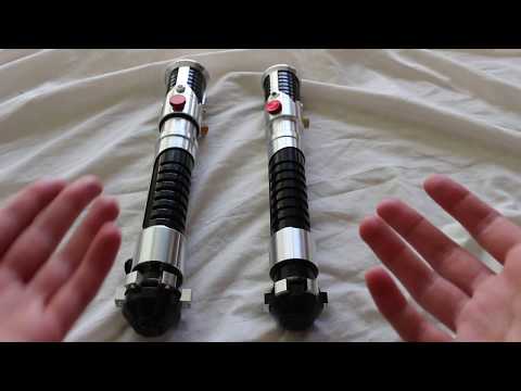 Korbanth Parks OWK Lightsaber Hilt vs One Replicas Super Stunt Lightsaber Comparison