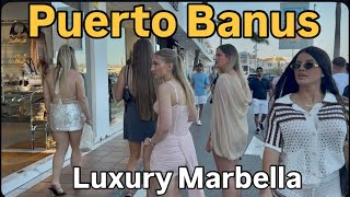 Puerto Banus Marbella Spain Luxury Summer 2026 JuneCosta del Sol Walk | Málaga [