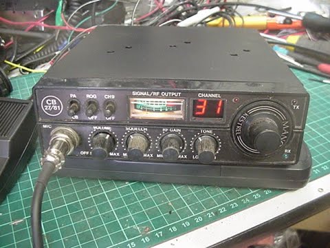 Manor Kestrel UK CB27/81 CB radio (mobile) - Repair & full service adjustments