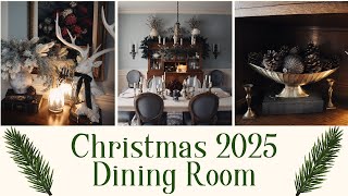 Christmas Decorate With Me: The Dining Room 🎄