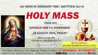 LIVE HOLY MASS | OUR LADY OF MOUNT CARMEL CHURCH | NEW BOWENPALLY | HYDERABAD 28-08-2026