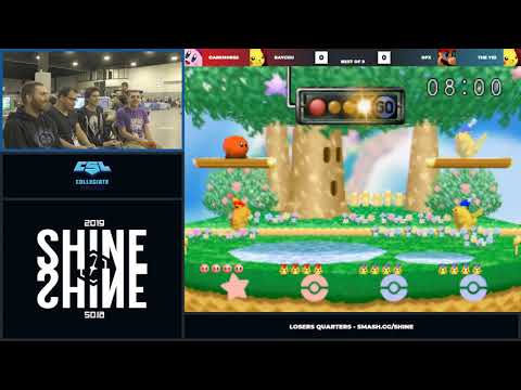Shine 2019 - Darkhorse & Raychu Vs. DFX & The Yid - Super Smash Bros. Losers Quarters