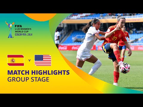 Spain v USA | FIFA U-20 Women's World Cup Colombia 2024 | Match Highlights