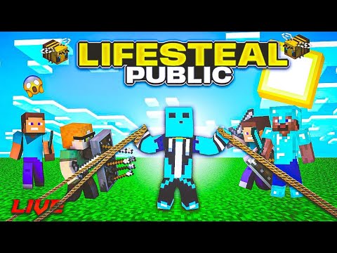 NoobGaming BT - Minecraft Public LifeSteal SMP Live | Season 5 Of Public Lifesteal SMP Is Here