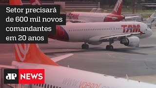 Companhias aéreas sofrem com a falta de pilotos