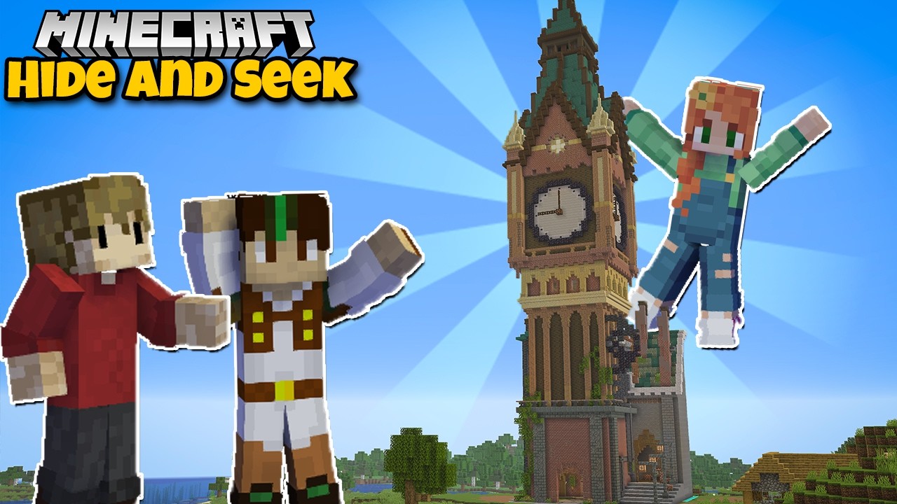 Minecraft: Build and Seek! Steampunk Tower!