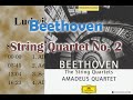 Beethoven String Quartet No. 2 in G major op.18-2(Amadeus Quartet 1961)