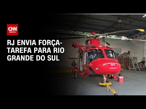 RJ envia força-tarefa para Rio Grande do Sul | LIVE CNN