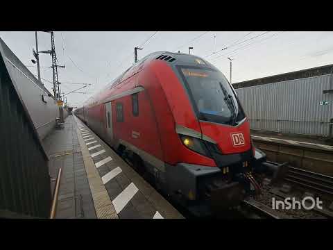 Zugverkehr Auf der SFS in Ingolstadt Nord