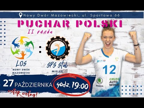 tv.nsk.pl [NA ŻYWO] LOS Nowy Dwór Maz. - ITA TOOLS Stal Mielec 3:1 2021-10-27 g. 19 Puchar Polski 2R